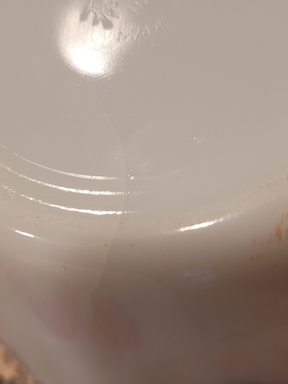 vintage Fire-King "Apples and Cherries" Milk Glass mixing bowls. Set Of 3. - Picture 16 of 16